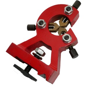 Rotwerk Lünette, feststehend, für Drehmaschine EDM 300/350, zur Werkstückstabilisierung.