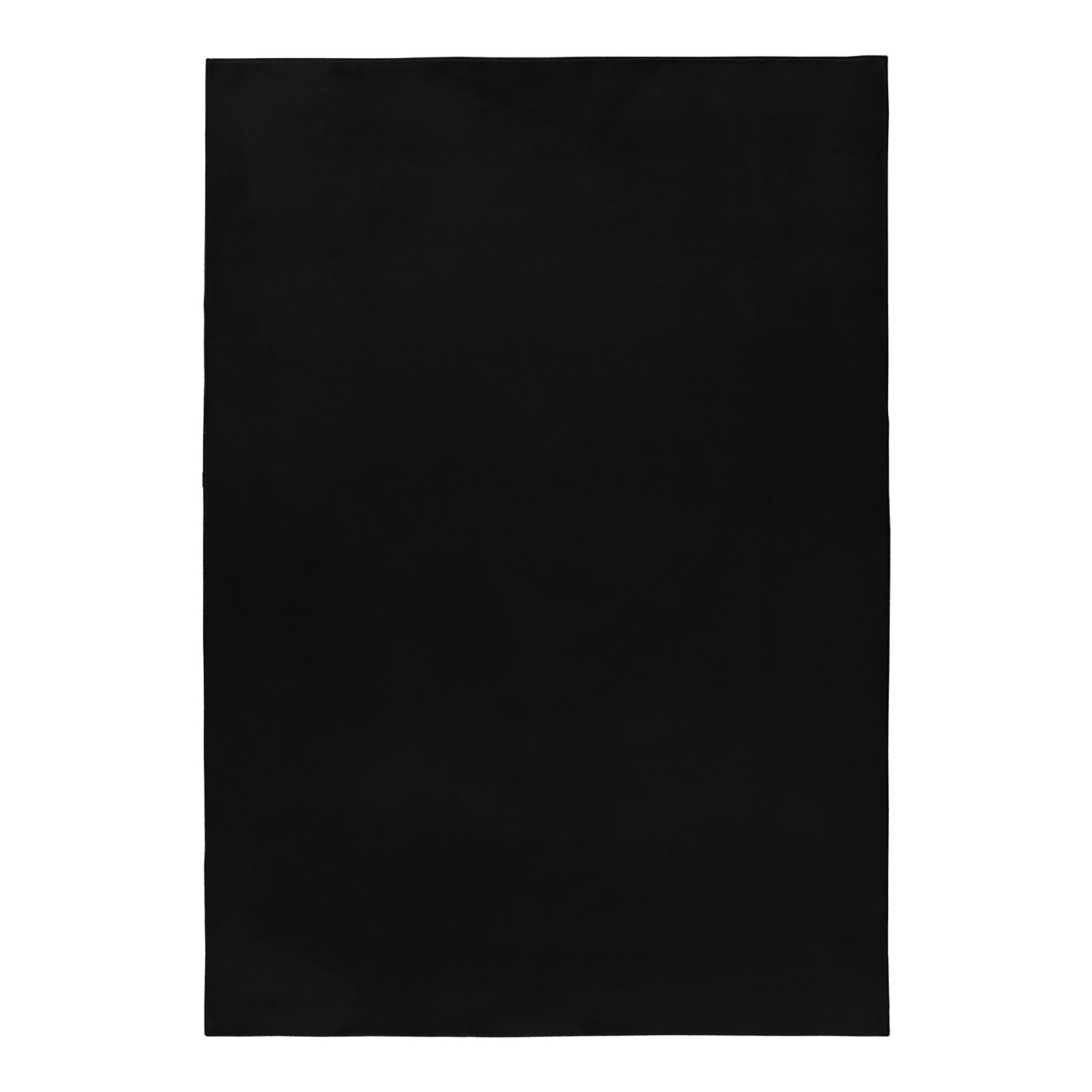 Thumbnail - Ayyildiz Kurzflorteppich Pouffy 5100 Schwarz 140 cm x 200 cm