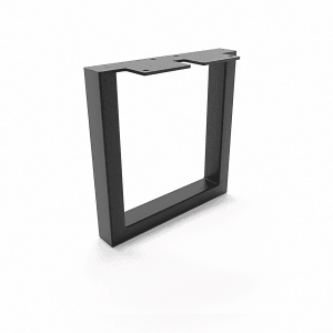 HEVVA Möbelbein GRAZ 20 cm Hoch 20 cm Tief 1 Stück Schwarz