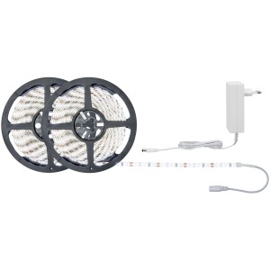 Paulmann LED-SimpLED-Strip Set, 10 m, Tageslichtweiß, auf zwei Rollen mit Netzteil.