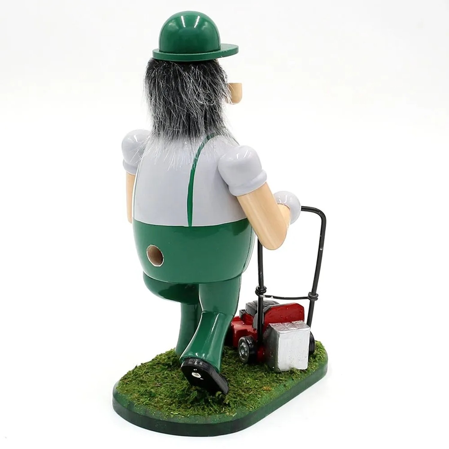 Dekohelden24 Räuchermann Handwerker Räucherfigur Weihnachtsräucherfigur Räuchergefäß Gartenarbeiter Landschaftsgärtner Geschenk L/B/H 15 x 10 x 19 cm_5