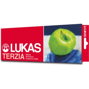 Lukas Terzia Oil Ölfarben-Set mit 12 Farbtuben à 12 ml, Studienqualität.