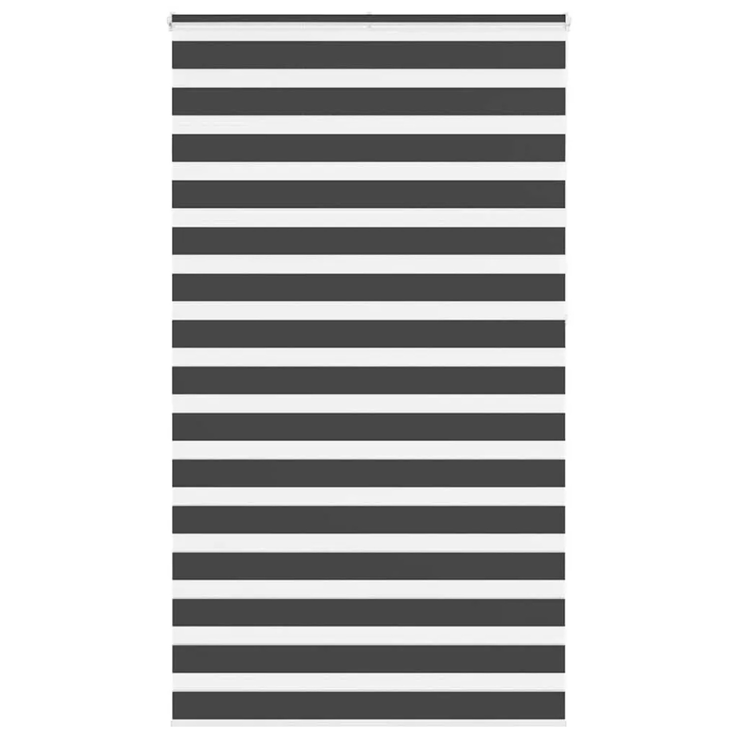 vidaXL Doppelrollo Schwarz 130x230 cm Stoffbreite 125,9 cm Polyester 401429 günstig online kaufen