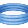 Blaues Bestway Planschbecken, Ø 122 cm, mit drei aufblasbaren Ringen.