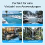 Sunsun Wasserfall Garten Bachlaufschale 60L Teichschale Wasserkaskade Teichwanne_8