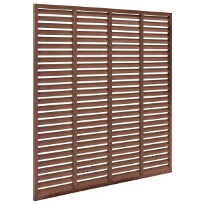 vidaXL Lamellenzaun WPC 180x180 cm Braun 318106