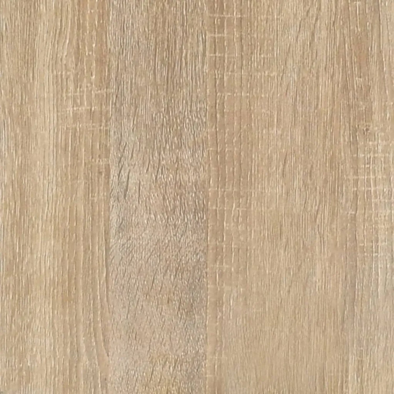 Nahaufnahme der Sonoma-Eiche Holzoptik des vidaXL Schuhschranks aus Holzwerkstoff. Helle, natürliche Holzmaserung.