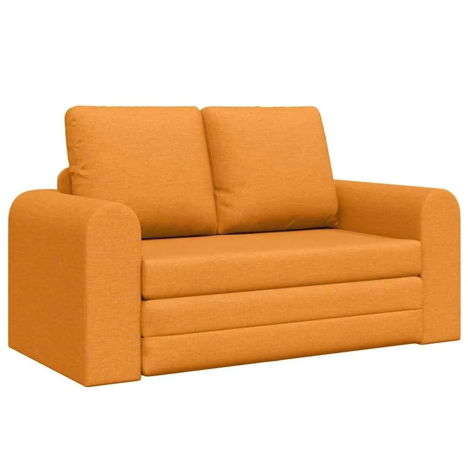 vidaXL Schlafsofa 60cm Dunkelgelb Stoff 4106681