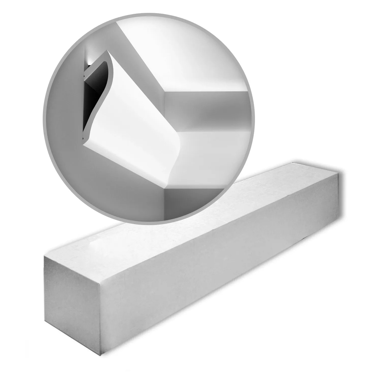 ORAC DECOR C371 LUXXUS Zierleisten 1 Karton Set 8 Stuckleisten 16 m Weiß