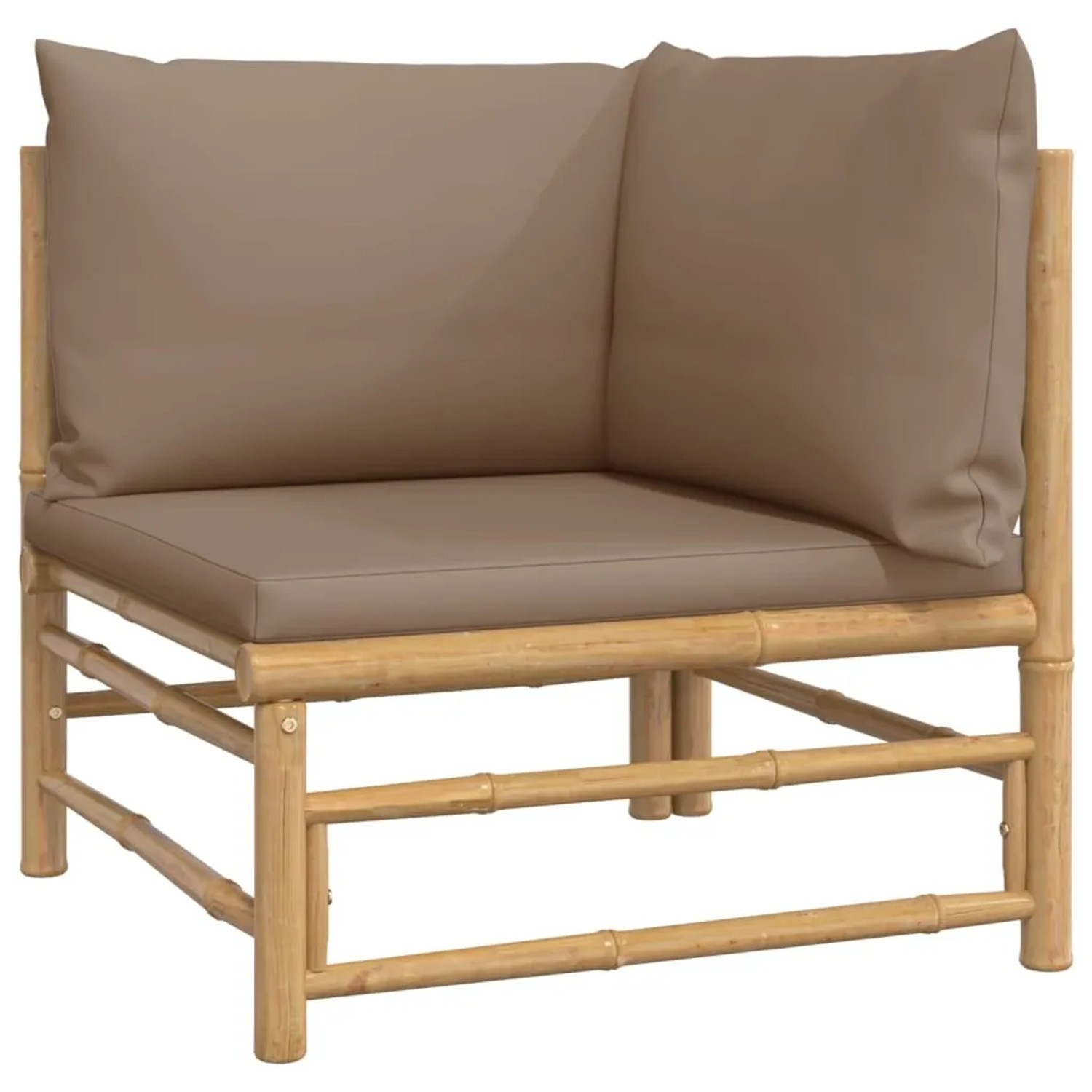vidaXL Garten Lounge Set 3155118 Bambus mit Kissen 2-teilig kaufen bei OBI
