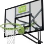 EXIT Galaxy Basketballkorb zur Wandmontage, grün/schwarz, mit Dunkring und Netz.