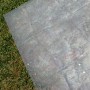 Detailaufnahme des Bodenschutzvlies für Gre Stahlwand Pool Atlantis, zum Schutz der Poolfolie.