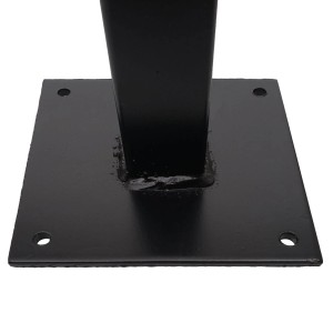 MCW Bodenhülse verzinkt für Savoie-WPC-Pfosten zur Betonbefestigung.