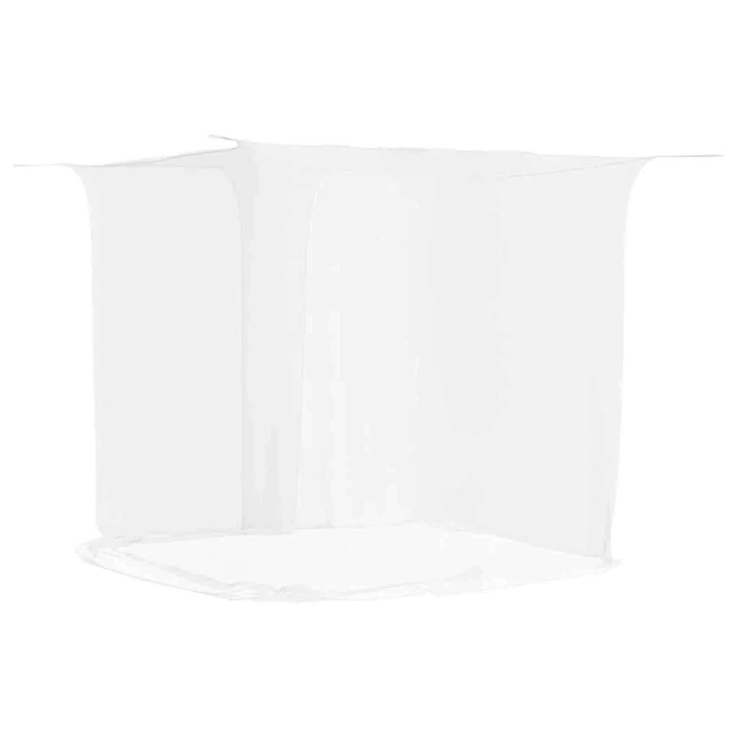 vidaXL Moskitonetz zum Aufhängen 156 Mesh Weiß 220x100x150 cm 4010053