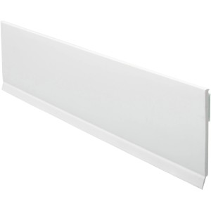 Weiße, selbstklebende Flachleiste mit Lippe, 50x2,5 mm, für Fenster und mehr.