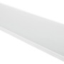 Weiße, selbstklebende Flachleiste mit Lippe, 50x2,5 mm, für Fenster und mehr.