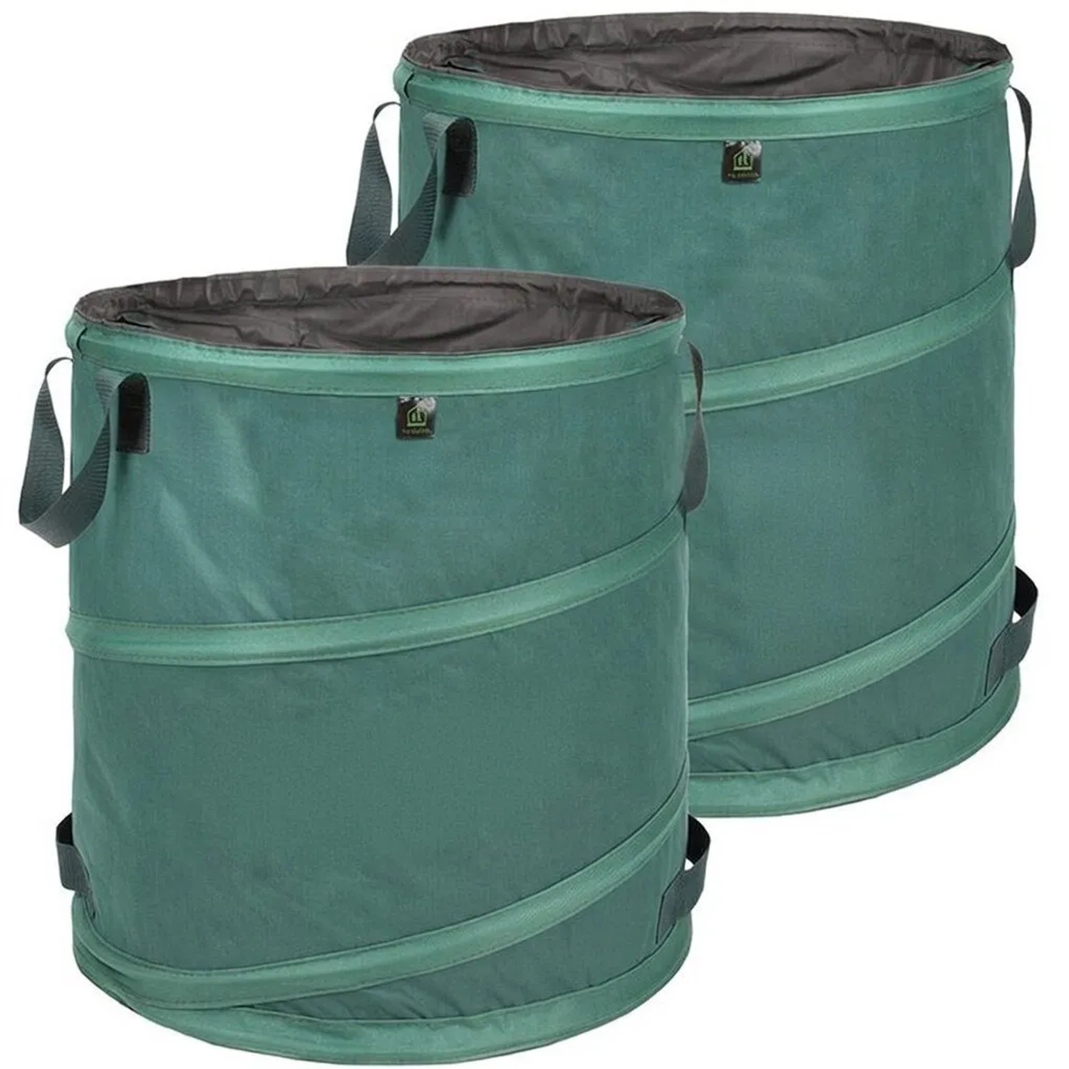 TTL GARDEN Pop-Up Laubsack Premium 2x 85L Set 220g/qm Selbststehend Gartensack Faltbar Für Laub Gartenabfall