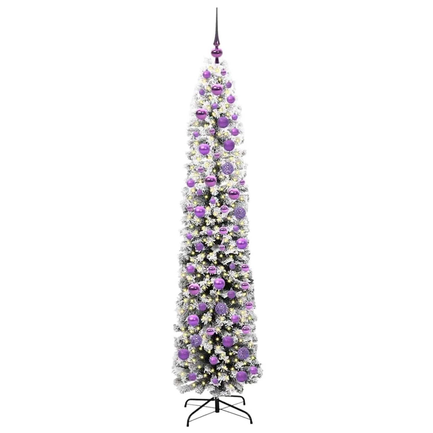 vidaXL Künstlicher Weihnachtsbaum mit 300 LEDs mit Ständer Grün 180 cm 3395024