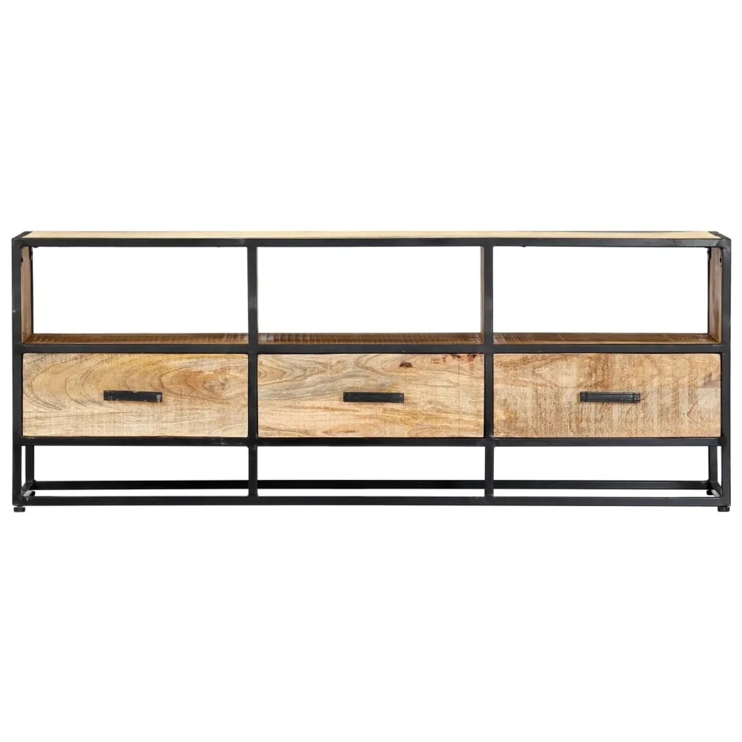 vidaXL TV-Schrank 120x30x45 cm Massivholz Mango