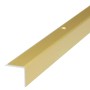 Dalsys Treppenkantenprofil, 100cm, Alu Gold, Treppenwinkel zum Schutz der Treppenkanten.