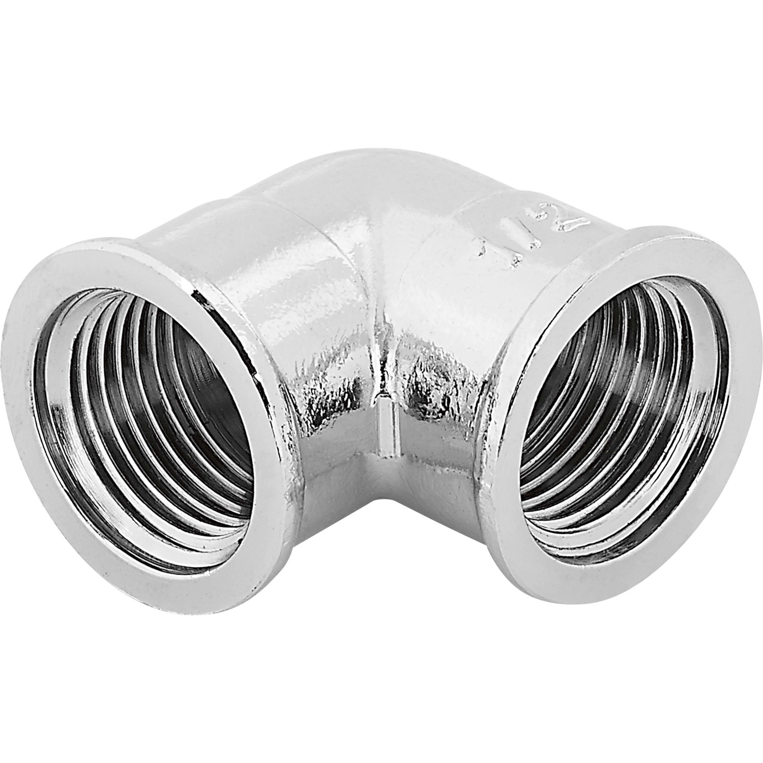Gewinde-Winkel 18,6 mm (Rp 1/2) Messing Verchromt