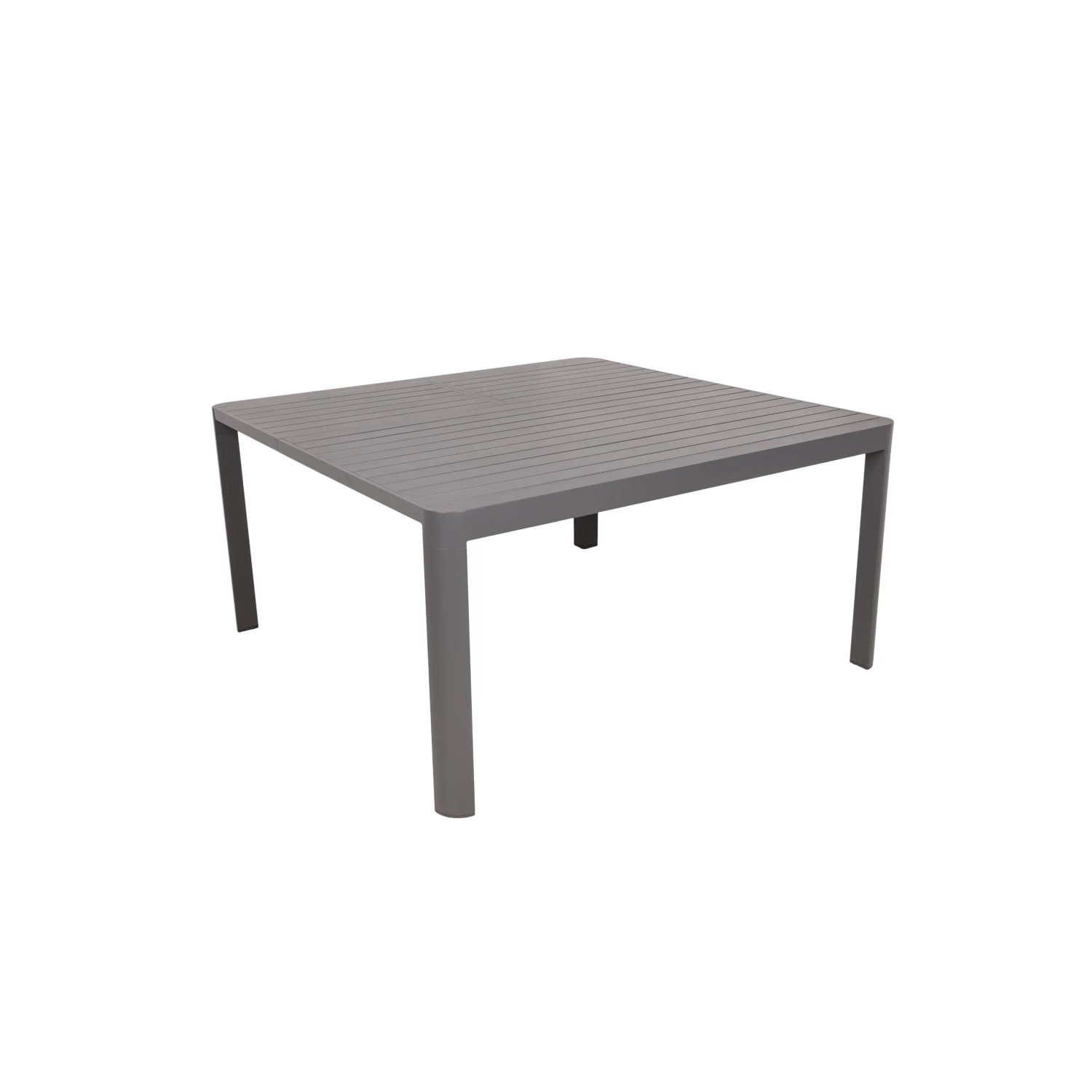 DELUKE Gartentisch KATRIN Kunststoff Schwarz 149x97x75cm Ausziehtisch Esstisch Wetterfest Outdoor Tisch