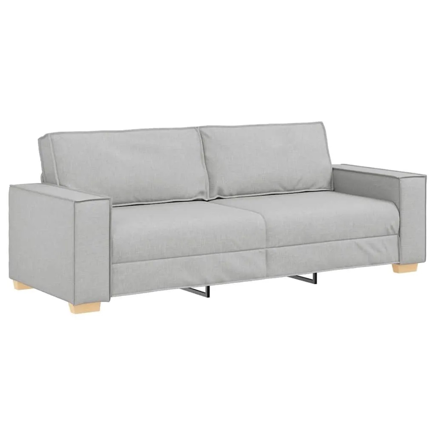 vidaXL 3-Sitzer-Sofa Wolkengrau 180 cm Stoff 4104998 günstig online kaufen