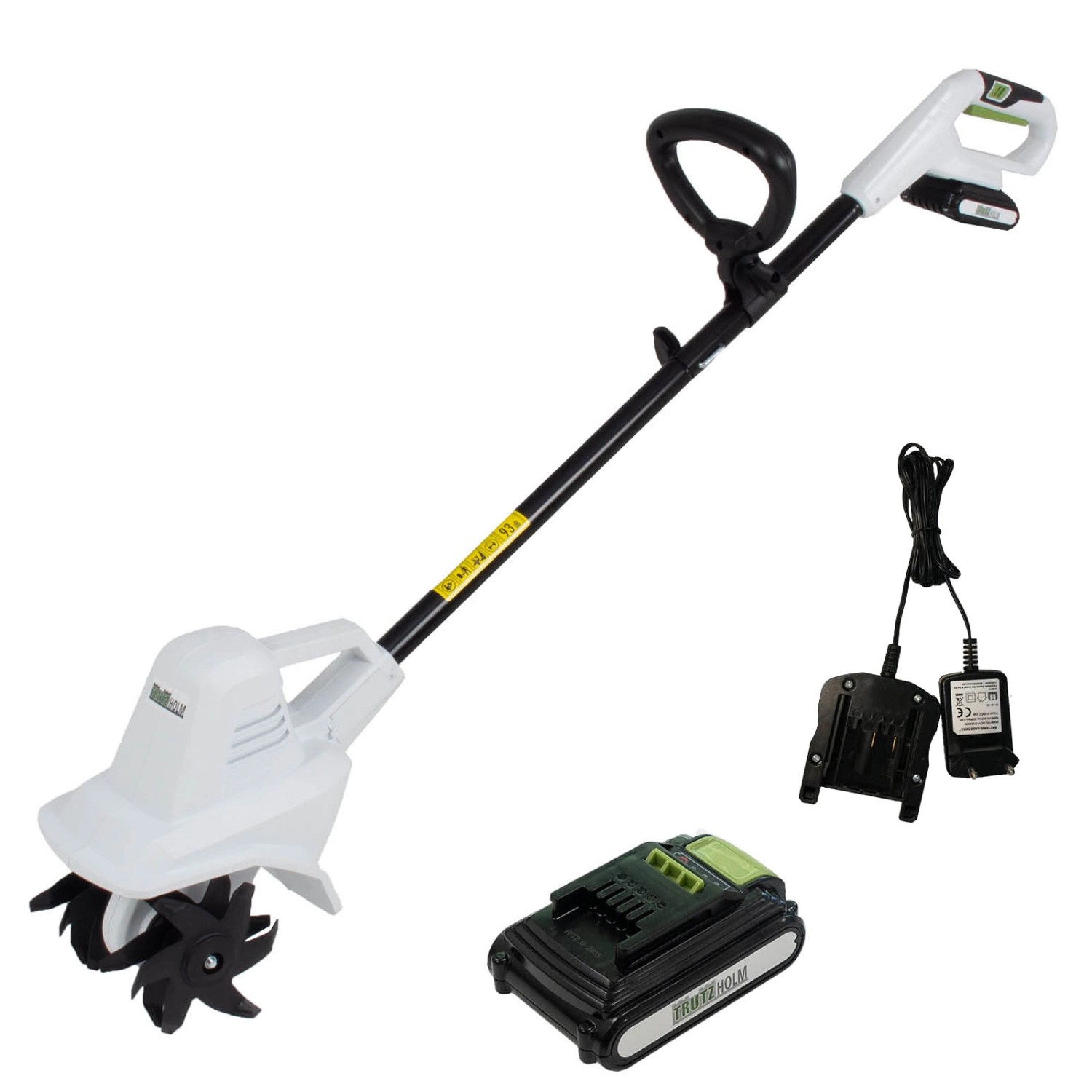 TRUTZHOLM Akku Bodenhacke 20V 2Ah mit Akku und Ladegerät 19 cm Arbeitsbreit günstig online kaufen