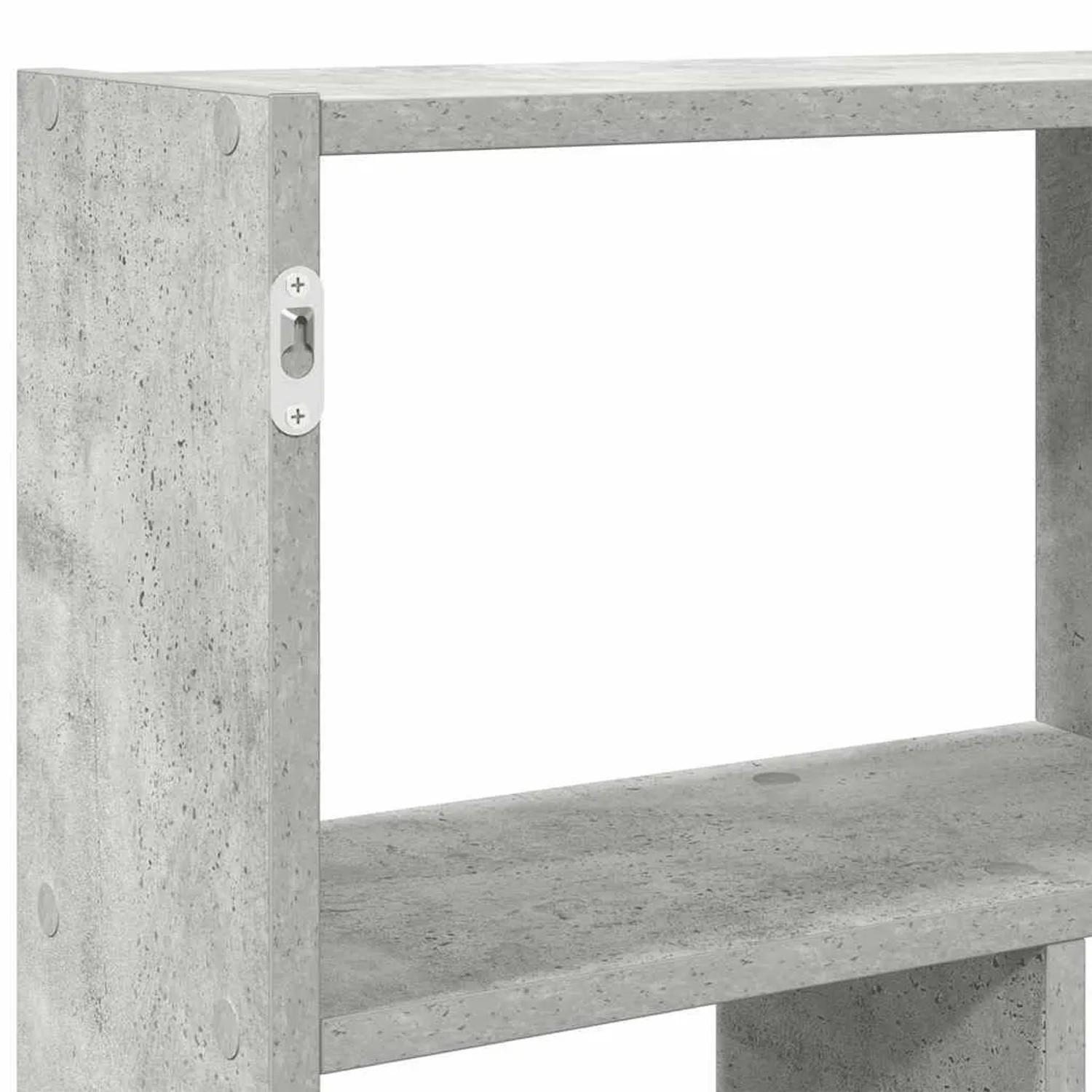 vidaXL Würfelregal 12 Fächer Betongrau Holzwerkstoff 860007_8