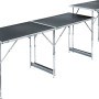 3-teiliger LUX Multifunktionstisch MZT-100/60-3 Profi, flexibel einsetzbar als Tapeziertisch.
