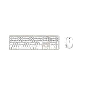 Hama Multi Device Tastatur-Maus-Set WKM-550, kabellos, weiß. Zubehör für Computer.