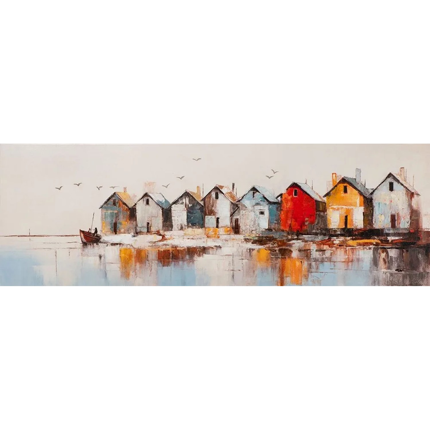 Art Universe Leinwandbild Lakeside Living 50 x 150 cm