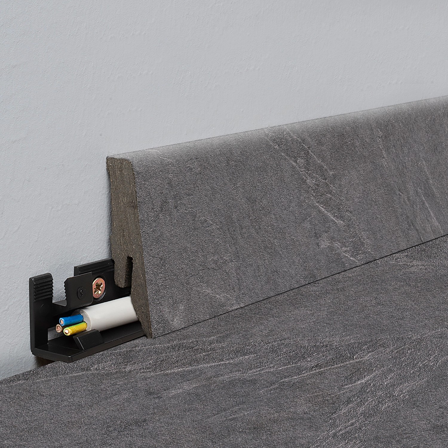 Sockelleiste Binyl Pro 5,8 cm x 1,8 cm Länge 260 cm Brecon Slate