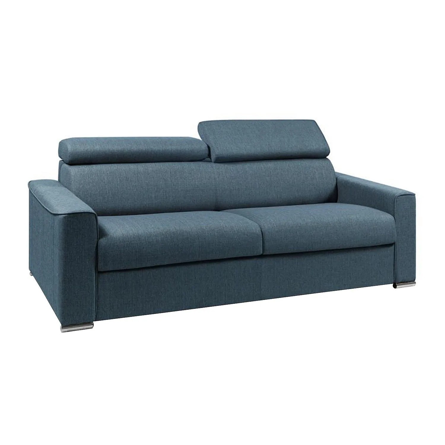 Vente-unique Schlafsofa Vizir Blau 216 cm