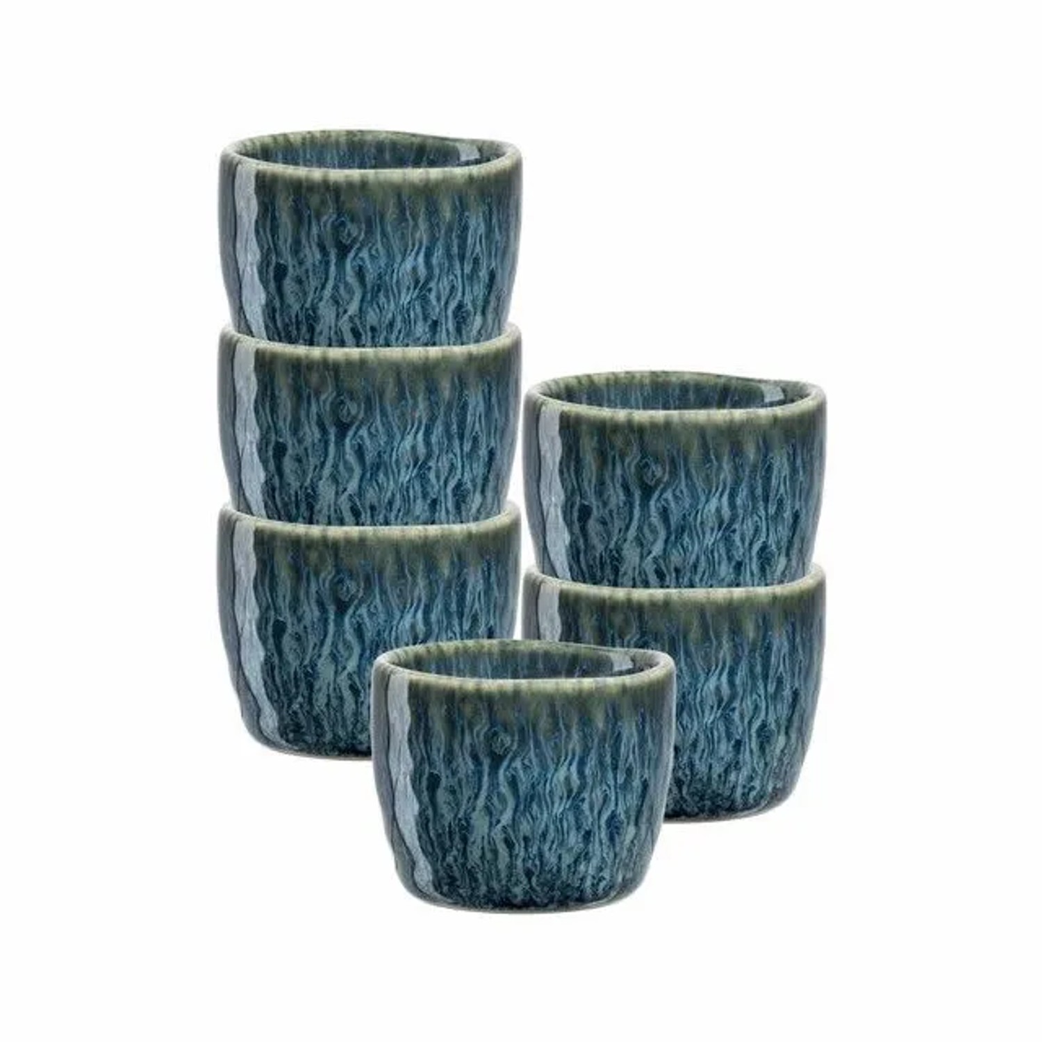 Leonardo Matera Eierbecher 5,2 cm 6er Set Blau