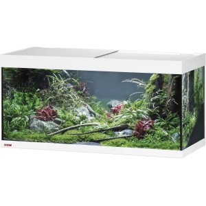 Eheim VivalineLED 180 Aquarium-Komplettset, weiß, 180 l, mit Pflanzen und Deko.