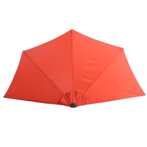 Terracotta Ersatzspannstoff für Gartenschirm, 360x270 cm. Sonnenschutz Zubehör.