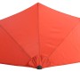 Terracotta Ersatzspannstoff für Gartenschirm, 360x270 cm. Sonnenschutz Zubehör.