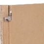 Detailaufnahme: Respekta Oberschrank Merle, graue Küchen-Hängeschrank-Innenseite mit Beschlag.