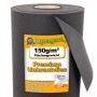 Aquagart Unkrautvlies 150g/m², 1,5m breit, aufgerollt. Gartenvlies zur Unkrautbekämpfung.