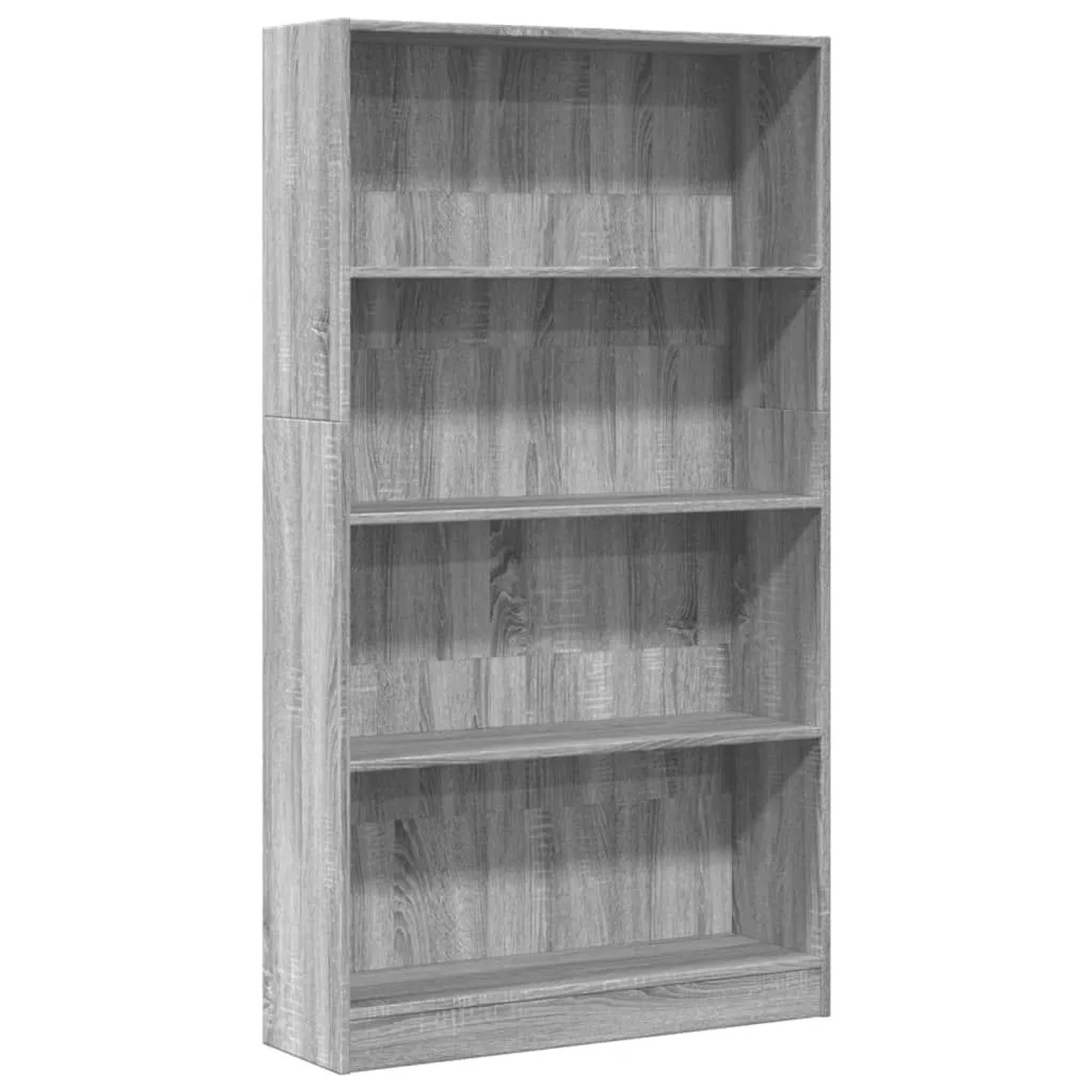 vidaXL Bücherregal Grau Sonoma 80x24x143 cm Holzwerkstoff 857849 günstig online kaufen