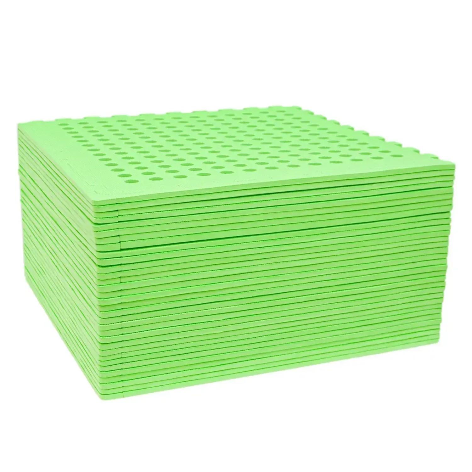 32er Set grüne eyepower Poolmatten 62x62cm, Bodenmatten für Pool als Unterlegmatten