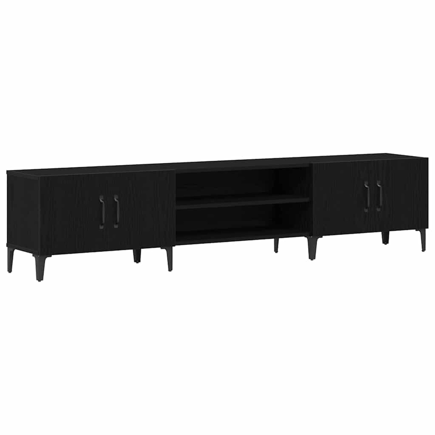 vidaXL TV-Schrank Schwarze Eiche 180 x 31,5 x 40 cm Holzwerkstoff 862818 günstig online kaufen