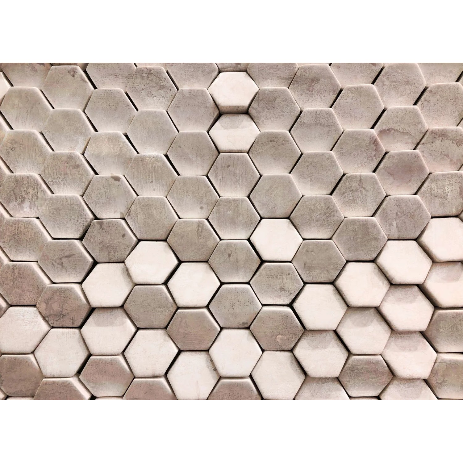 living walls Fototapete Designwalls Hexagon Surface 2, glatt, (5 St)