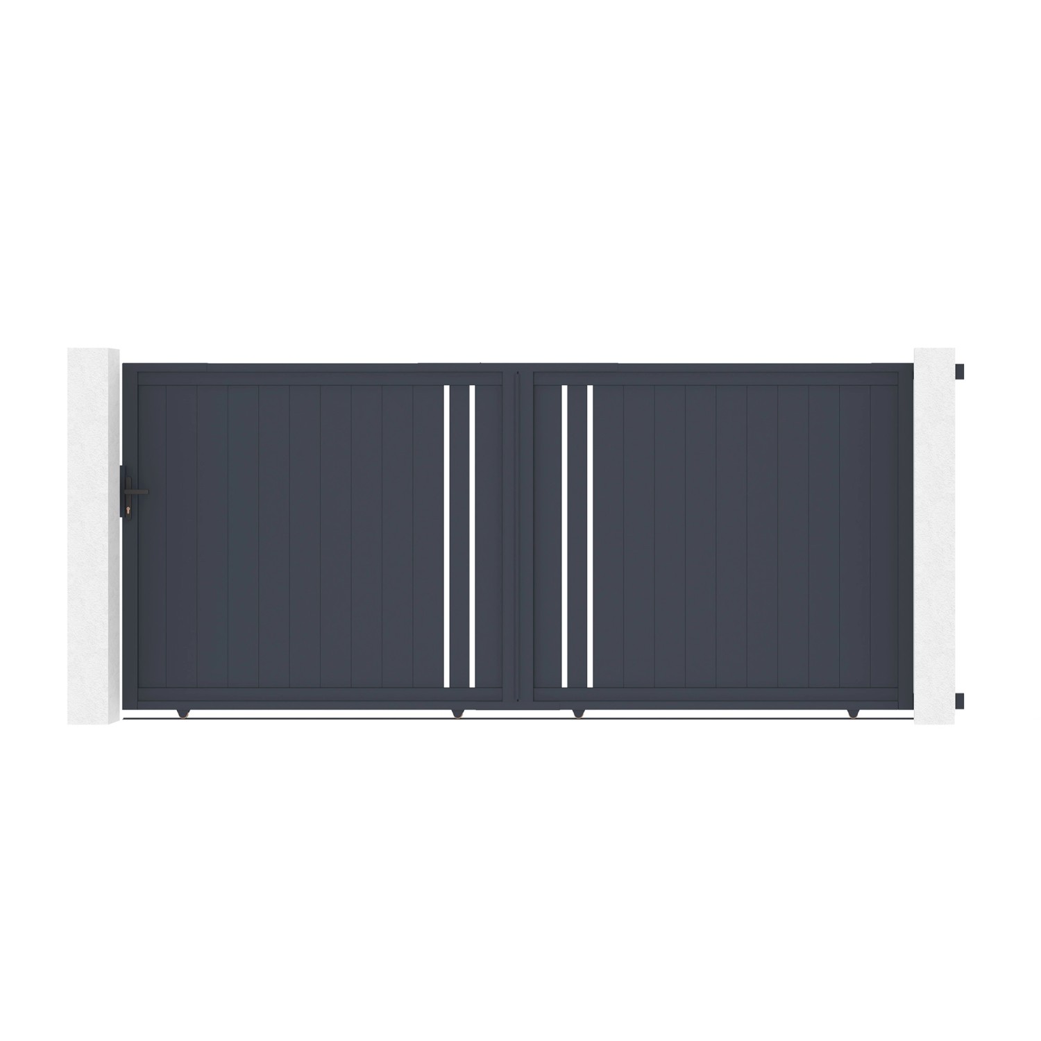 Casanoov Schiebetor 4M Giona H 180Cm Aluminium & Ranger C300 Motorisierung günstig online kaufen