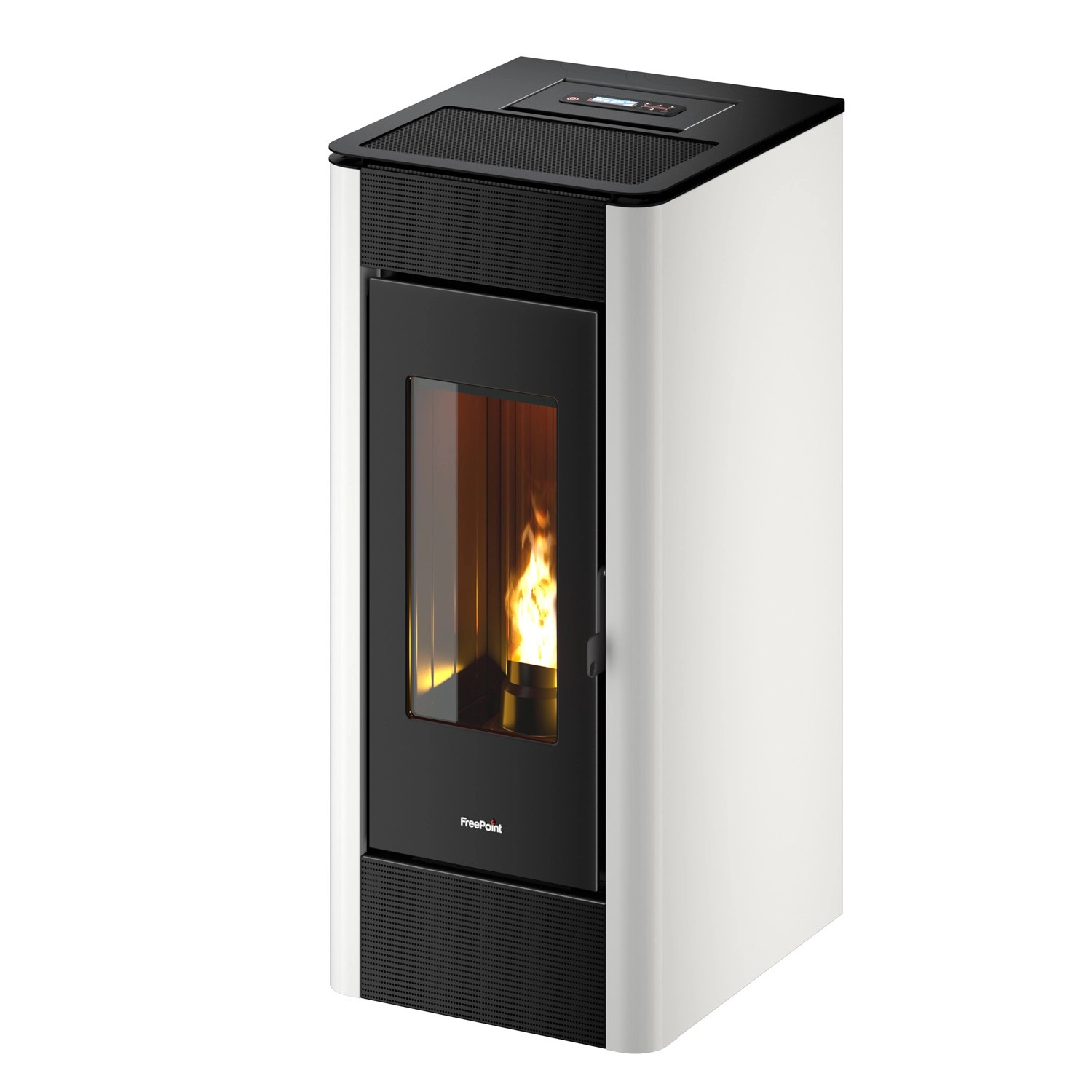 Freepoint Pelletofen Indaco 11 Stahl Weiß 3-12 kW EEK: A+ günstig online kaufen