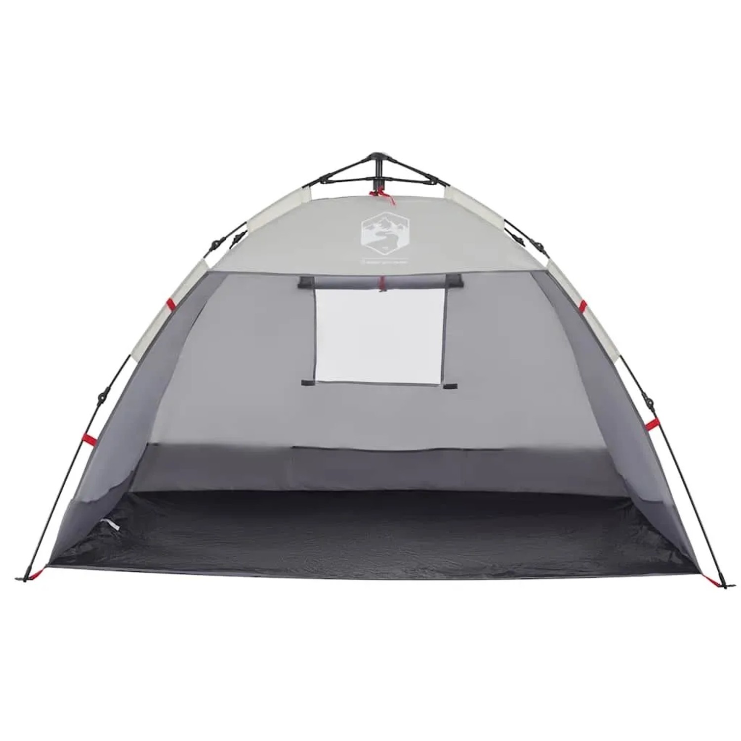 vidaXL Strandzelt 2 Personen Grau Quick Release Wasserdicht 4005298_6