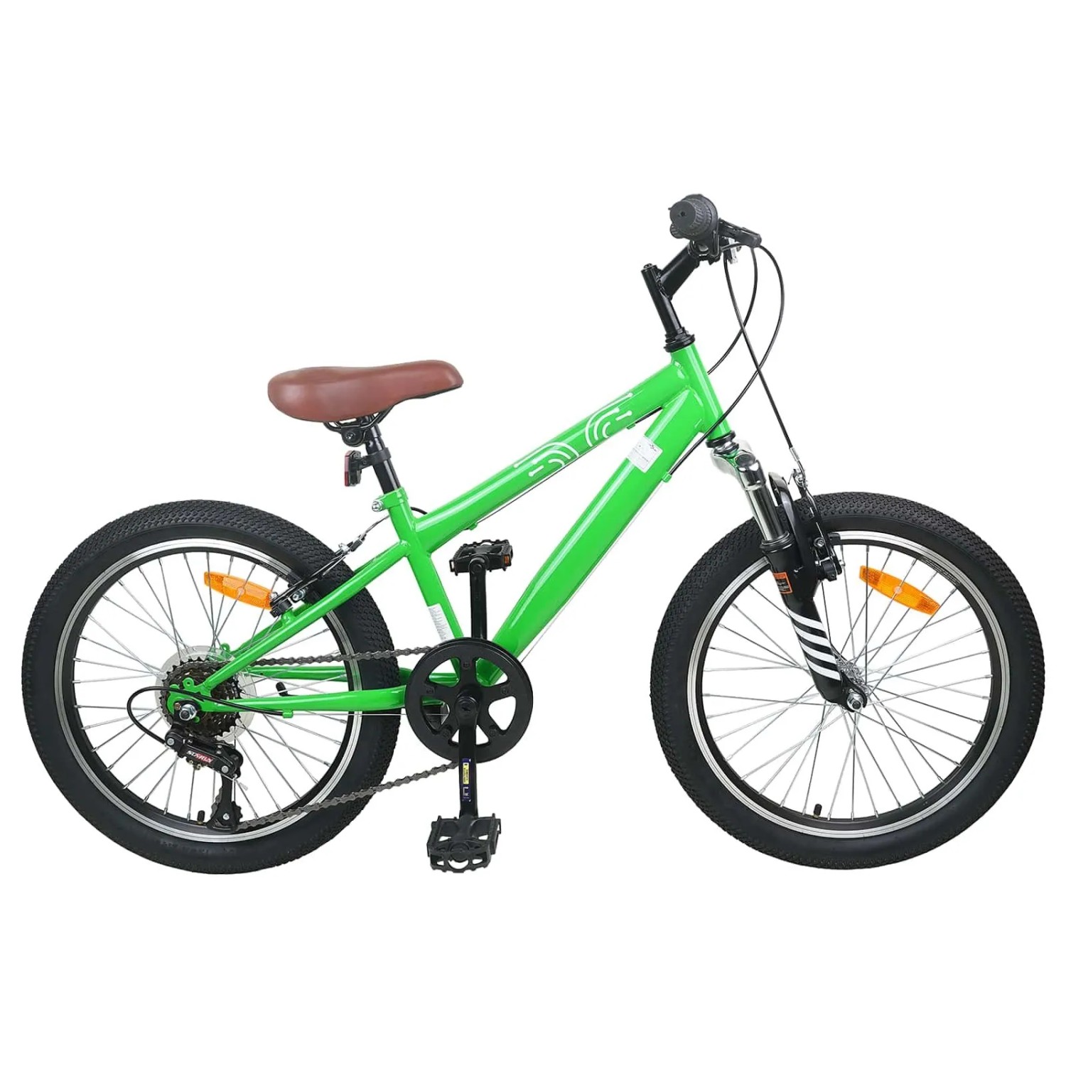 vidaXL Mountainbike 20 Zoll 6-Speed für 5-8 Jahre Alt Grün 42009742