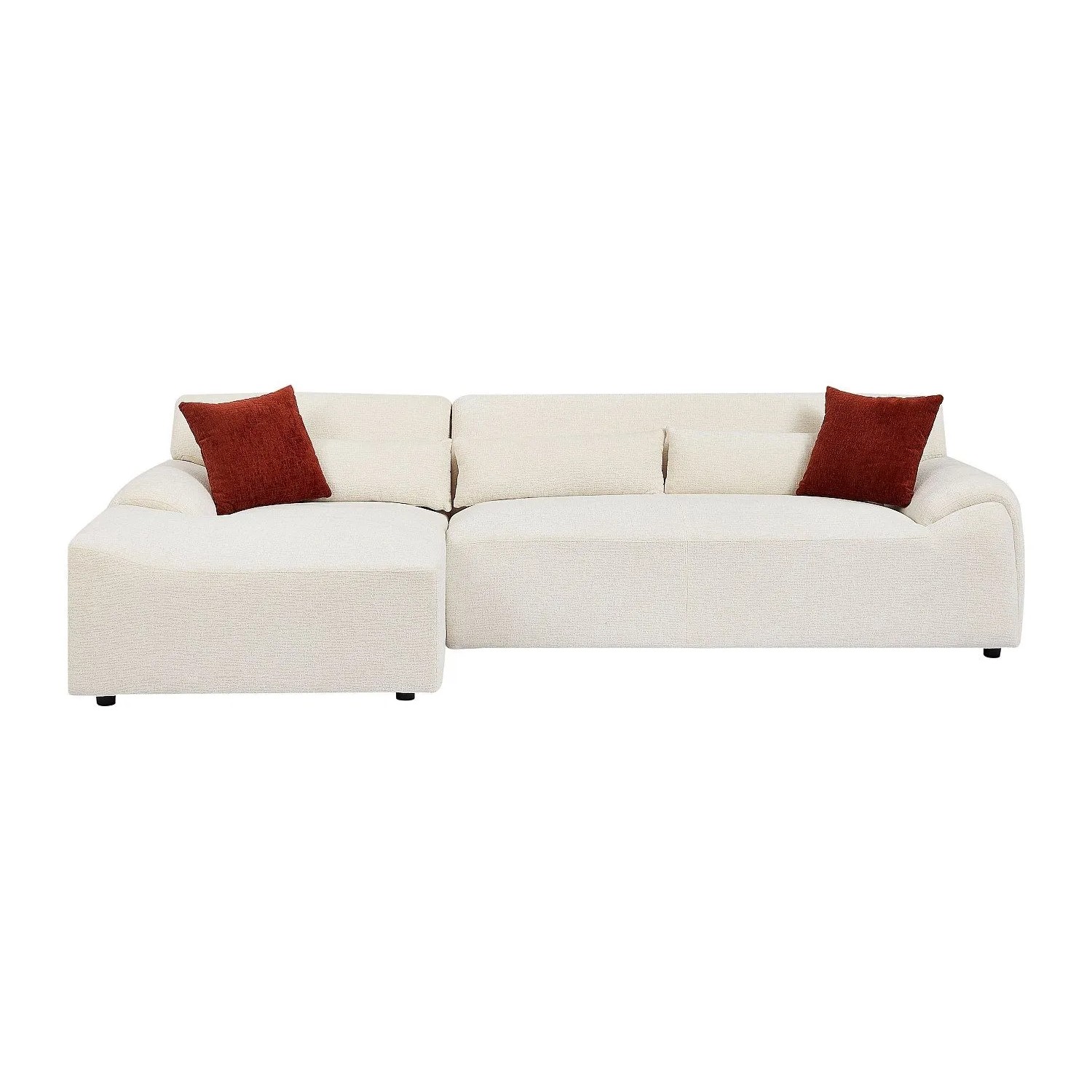 Vente-unique Sofa Ohne Schlafmöglichkeit Ovilio Beige 293 cm