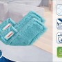 Leifheit Wischbezug Profi XL 2er Set, türkis, für Reinigungsgeräte.